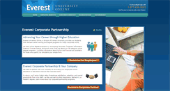 Desktop Screenshot of corporate.everestonline.edu